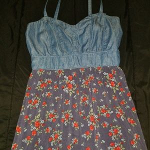Jean floral dress